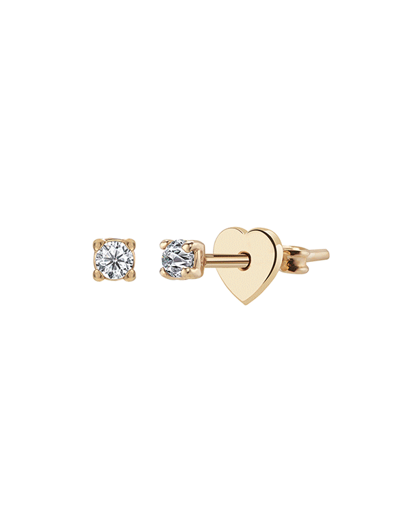 [블리픽] LOVESOME Diamond stud earring (0.03ct)